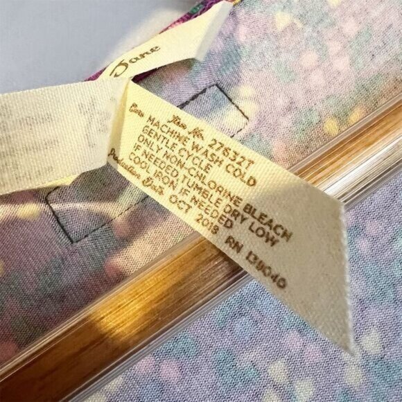 Matilda Jane Floral Purple Walking on a Cloud Short Sleeve Top M Cottagecore - Picture 5 of 7